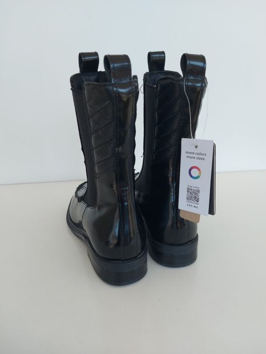 Buty botki skórzane Sergio Bardi w rozmiarze 38 Nowe
