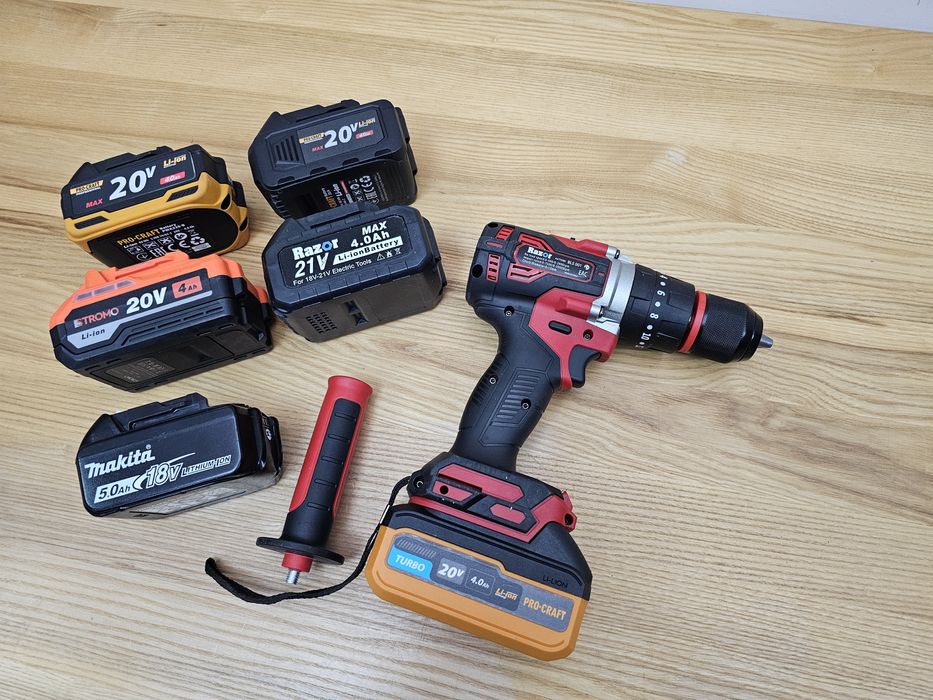 90Nm Шуруповерт Ударный Razor BLS-001 13м Патрон Бесщеточный Мощный