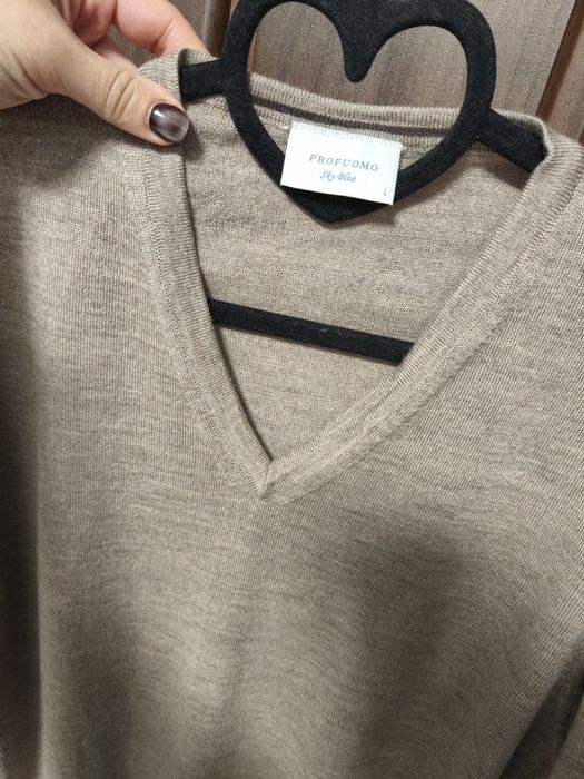 Джемпер вовна мериноса пуловер Profuomo кофта свитер
