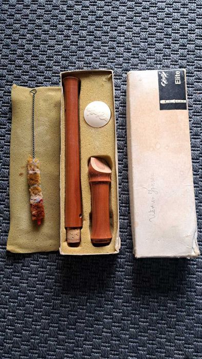 Drewniany flet prosty sopranowy HOPF Elite | Vintage + Etui