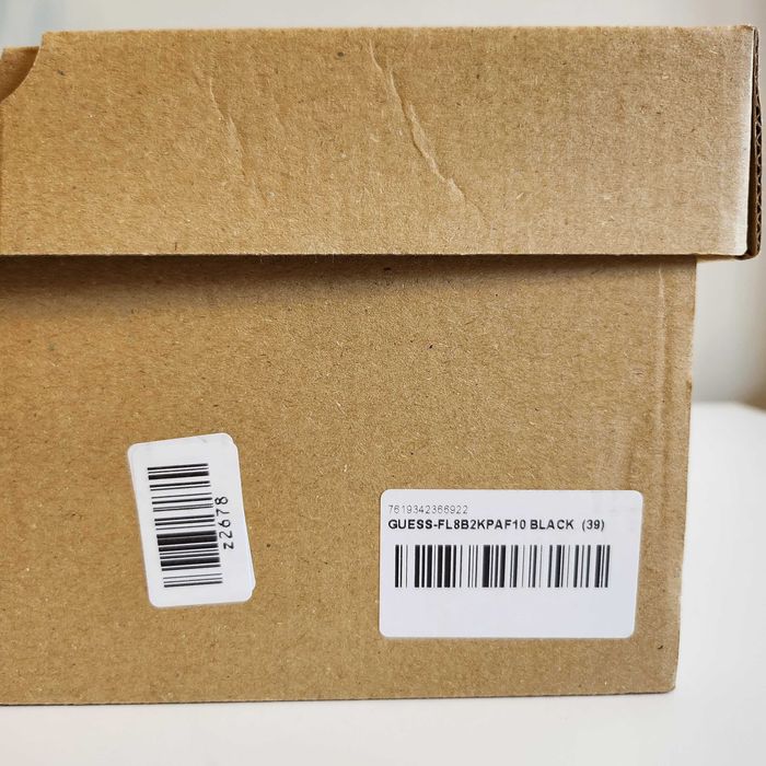 Buty damskie, Guess Botki Beaker2 FL8B2K PAF10 Czarne, rozmiar 39