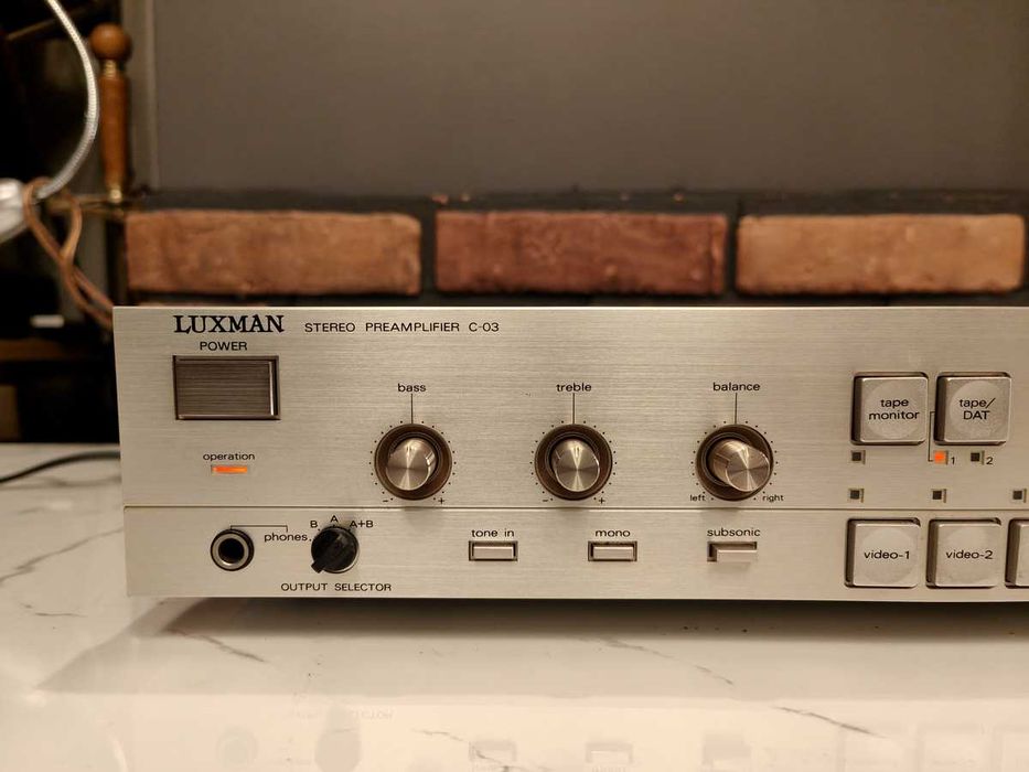 LUXMAN C03 ! Audiofilski przedwzmacniacz STEREO ! OKAZJA