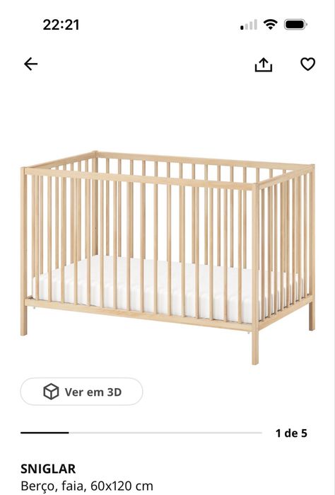Berço e colchao ikea