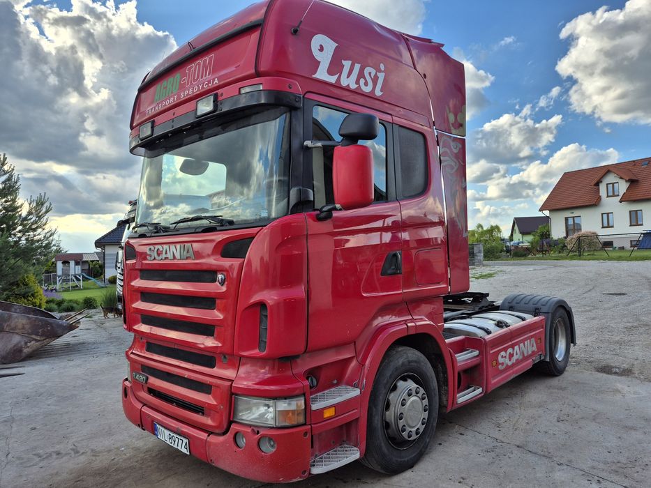 Scania r420 pojazd specjalny pomoc drogowa,  tarczka hydraulika