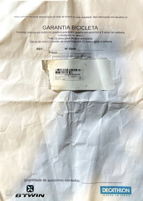 BTWIN bicicleta 16" Wipe 500 + Rodas Laterais