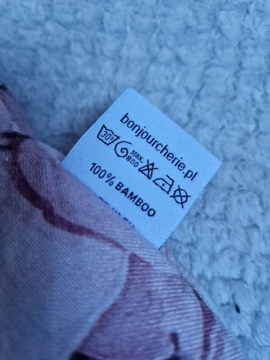 Poduszka płaska dziecięca bambusowa
