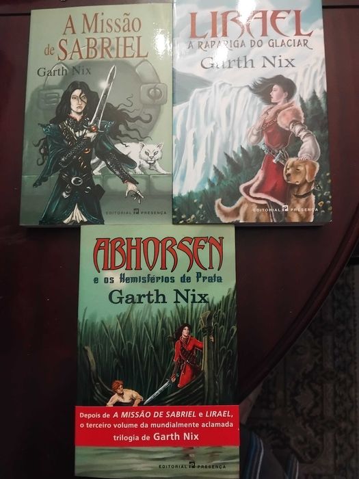 GARTH NIX - 3 LIVROS DE AVENTURAS E FANTASIA (TRILOGIA)