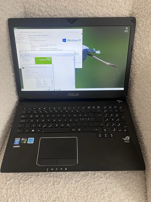 Asus rog g750jz 17inch i7-4700HQ 24ram256ssd Nvidia 880m 4gb