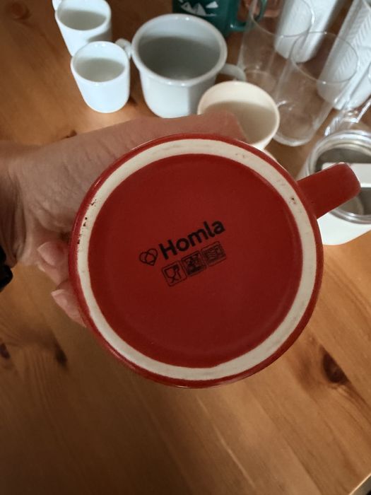 Zestaw kubków i szklanek Ikea, Homla, Muji 16 sztuk