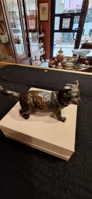 Geschutz wiedeńska miniatura z brązu