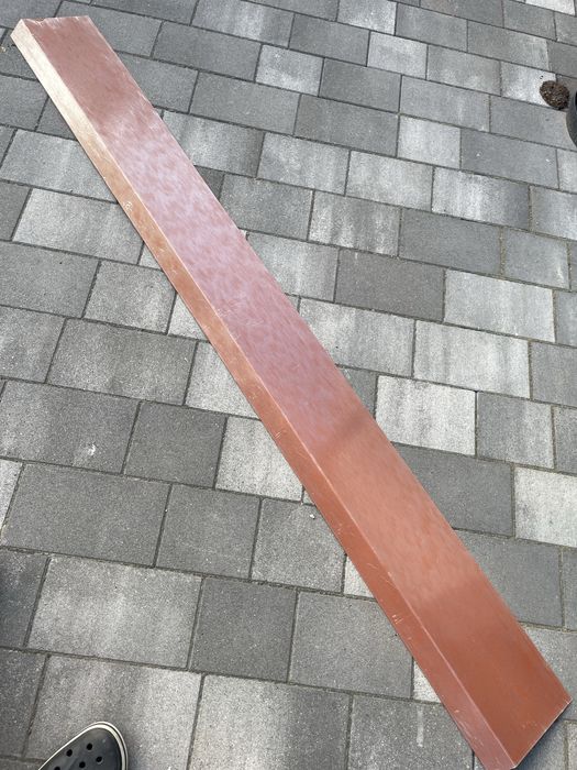 Obrobki blacharskie, pas podrynnowy