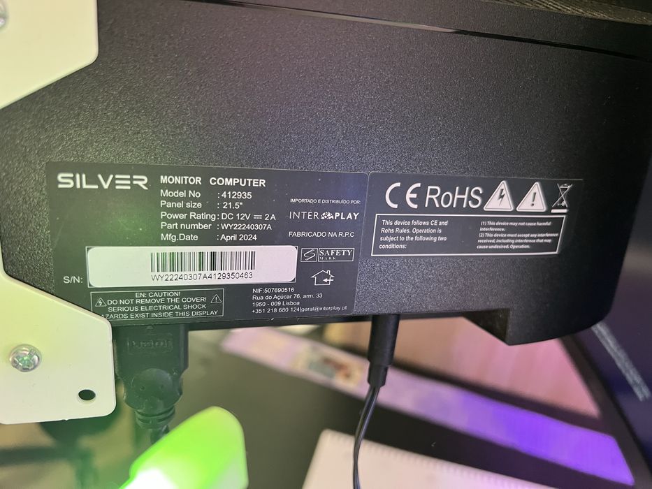SILVER Monitor 21.5"487326234717736962