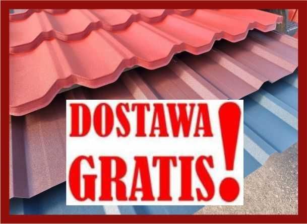 Blacha Trapezowa NA WYMIAR ocynk alucynk GWARANCJA dostawa GRATIS