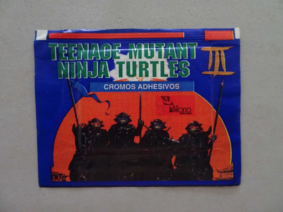 Carteira de cromos fechada Teenage Mutant Ninja Turtles III