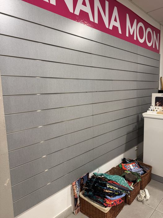 24 placas de Exposição parede | Cinzentas | Madeira