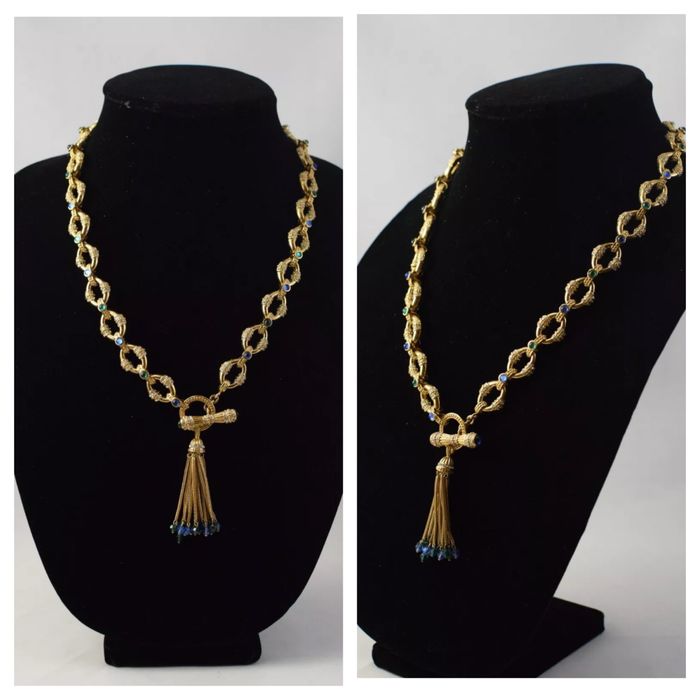 Кольє Franklin Mint,вінтаж,покриття 22 К