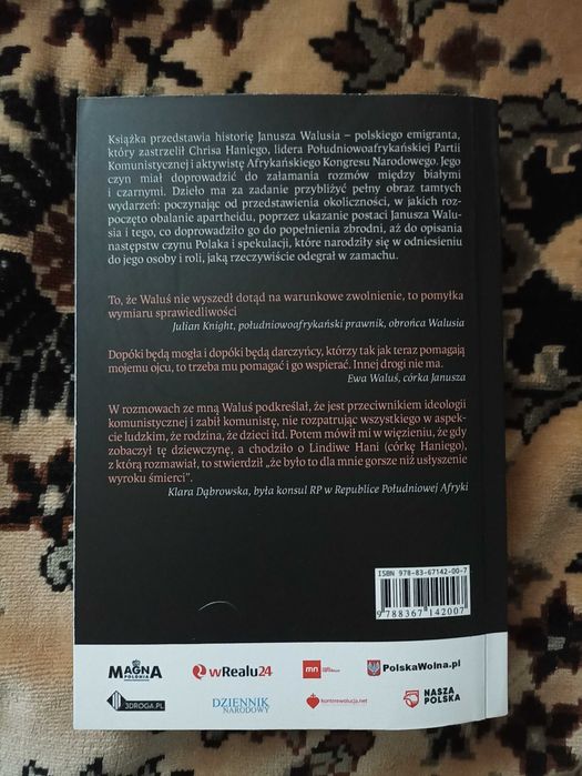 Książka "Zabić Haniego - historia Janusza Walusia"