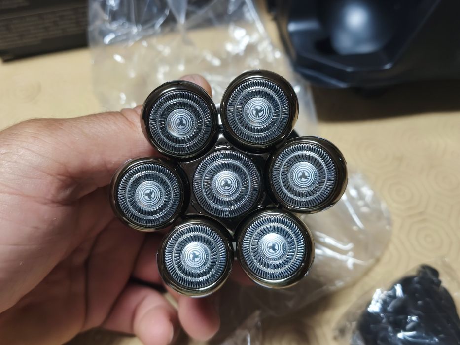 Barbeador elétrico para carecas multiusos