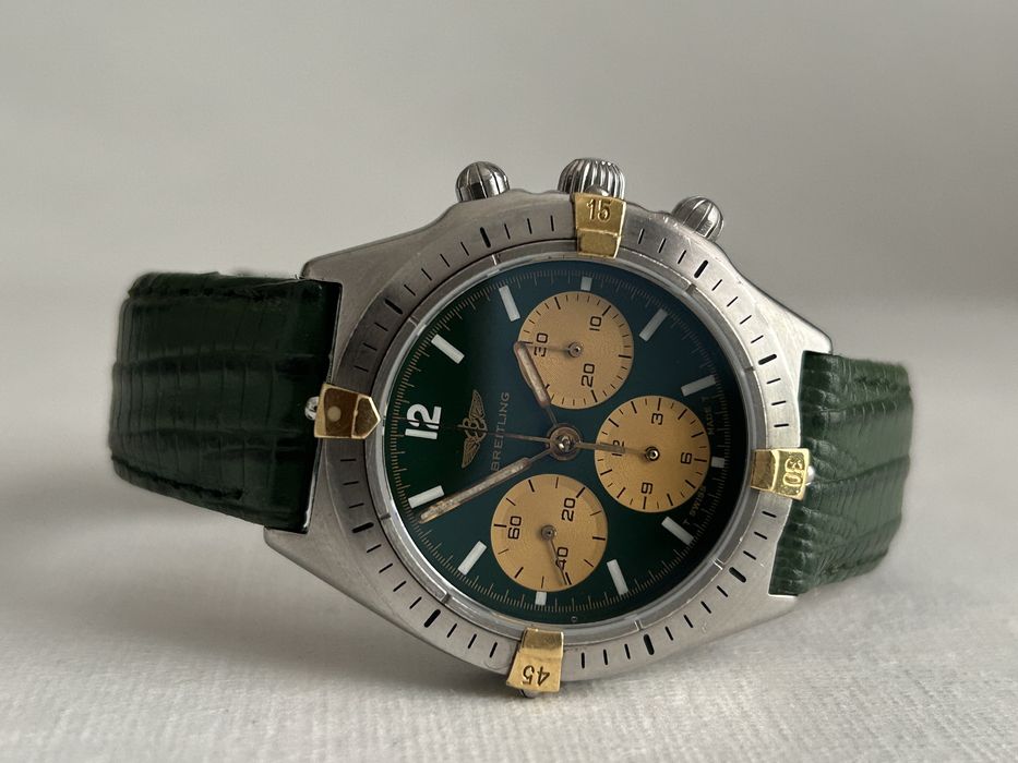 Breitling Callisto Chronograph Manual Ref. 80520 Green Dial Unikat
