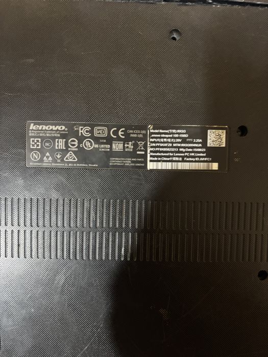 Ноутбук lenovo ideapad 100-15ibd на запчасти