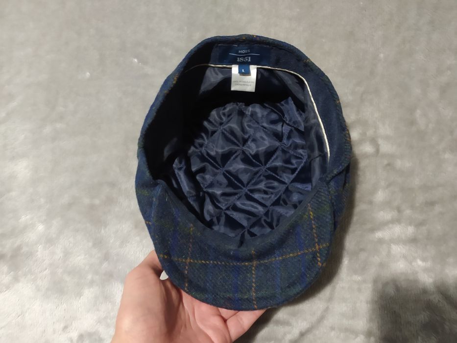 Moss (L) wool flat cap кепка