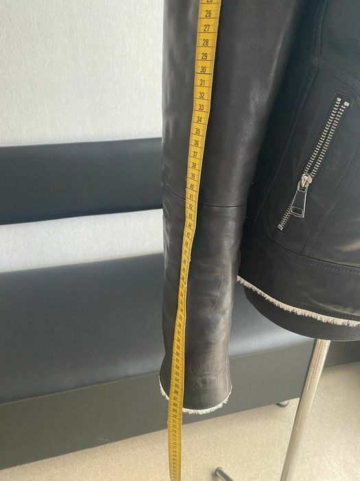Дублянка з натуральної шкіри на овчині