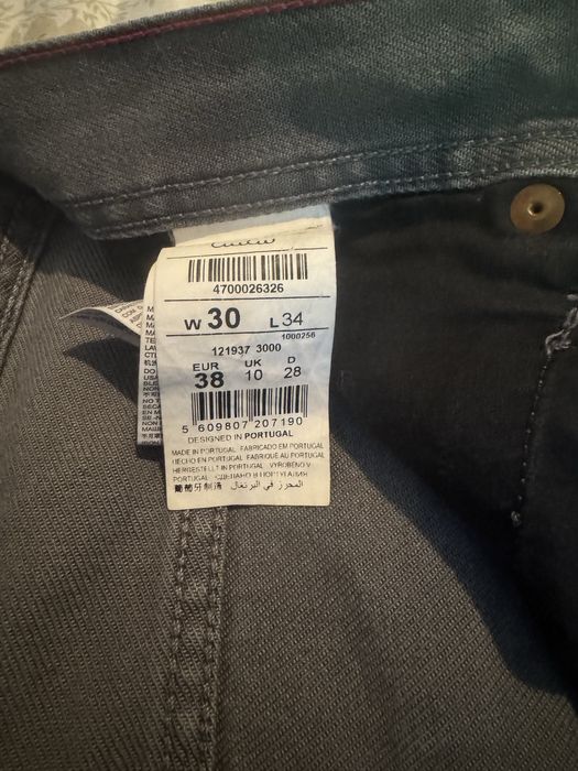 Calças Jeans Salsa Navarro Straight (Tam. 30/34) – Excelente Estado / Pouco Uso