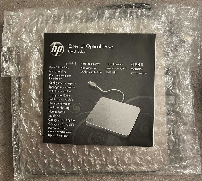 Dysk optyczny CD/DVD RW HP i nagrywarka CD i DVD