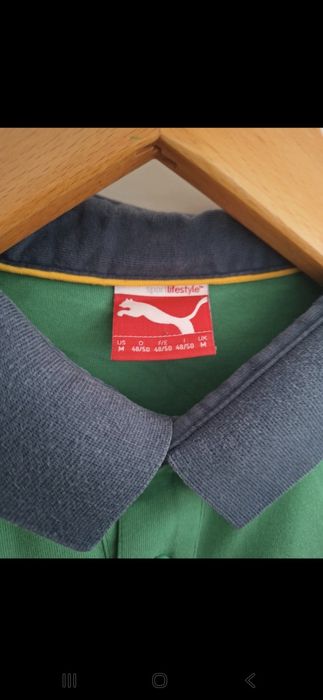 Polo Verde Puma - Homem (M)