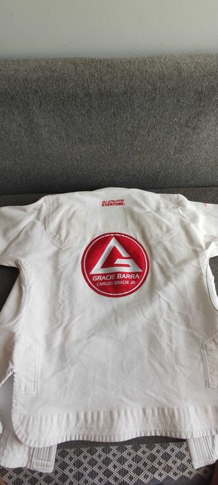 Kimono Feminino Gracie Barra, tamanho F1, branco, usado, bom estado