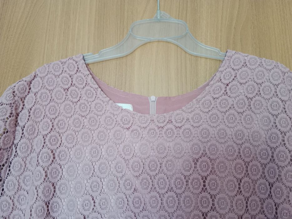 Sukienka - pudrowy róż