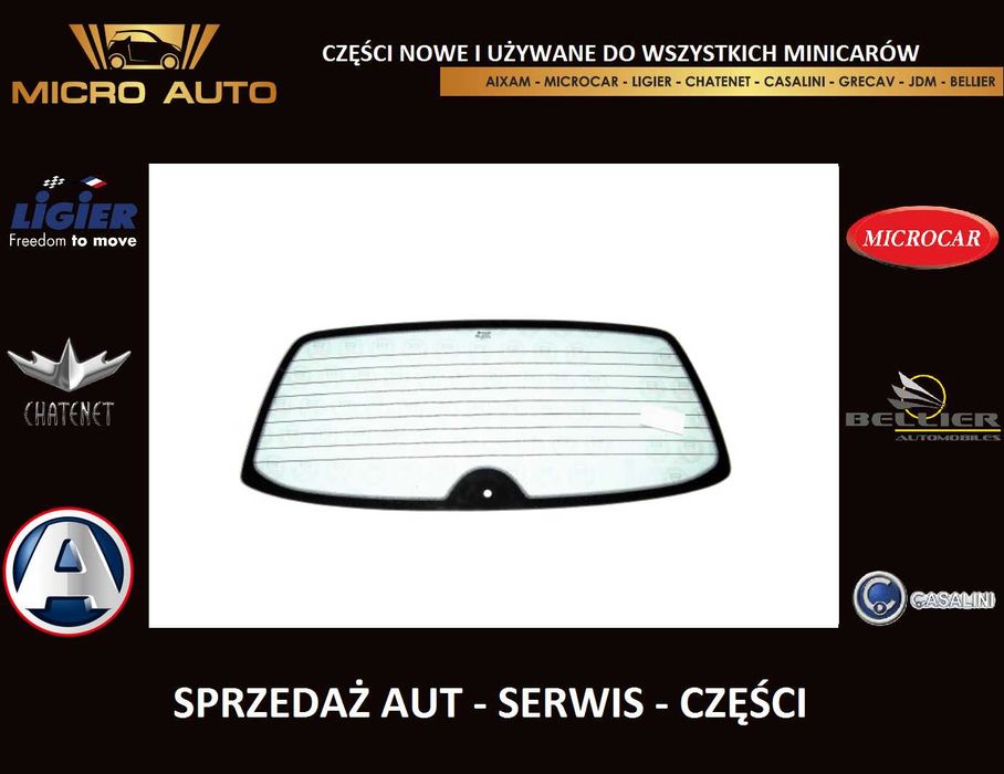 Szyba klapy tył Chatenet Media Barooder 678