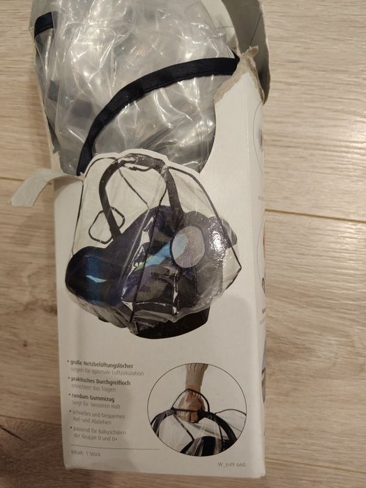 Folia przeciwdeszczowa fotelik łupina