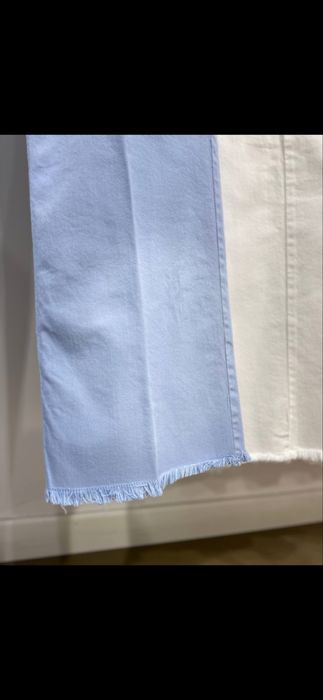 Продам білі штани Barbara Alvizi, made in Italy розмір 48, джинс  з еластаном