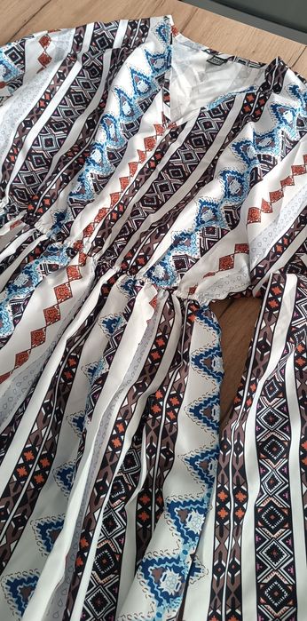 Sukienka boho frędzle