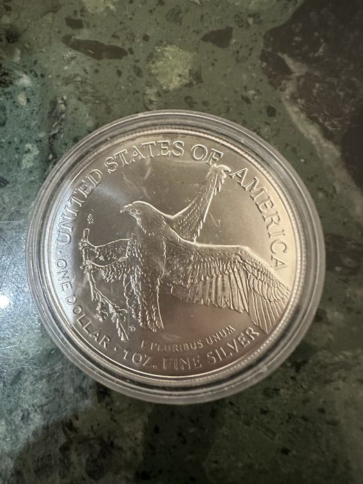Колекційна срібна монета Американський орел 1 унція срібла 999 проби
