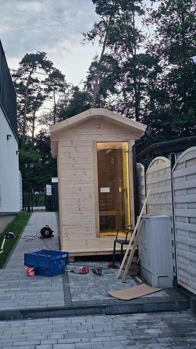 Sauna ogrodowa domek