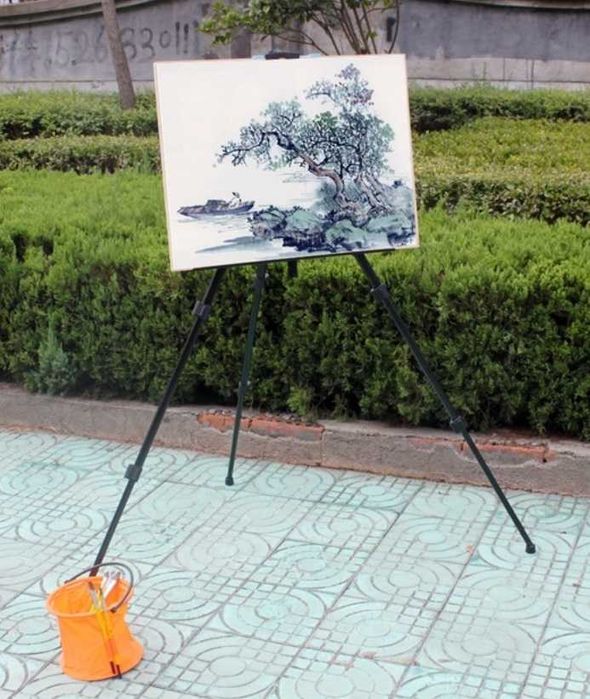 Мольберт на тринозі металевий 2в1 165см. в чохлі