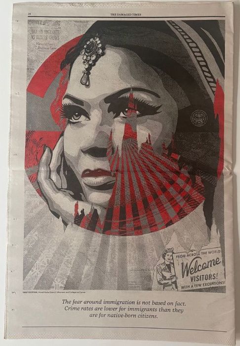 Shepard Fairey - The Damaged Times - Newspaper