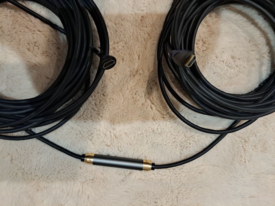 Kabel HDMI 24m oryginalne łączenie na środku