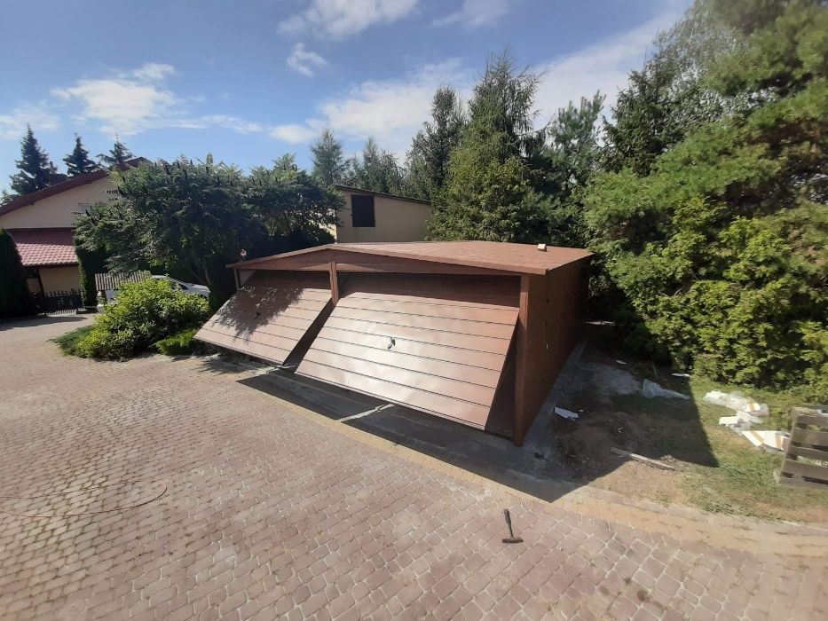 blaszak garaż na budowę schowek garaż blaszany konstrukcja stalowa 3x5