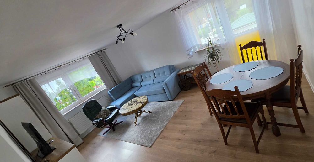 Do wynajęcia przestronne mieszkanie 2-pokojowe na parterze 50m2 balkon