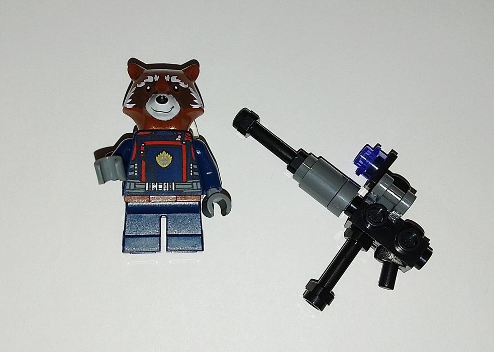 Minifigurka Lego - Rocket Racoon z bronią