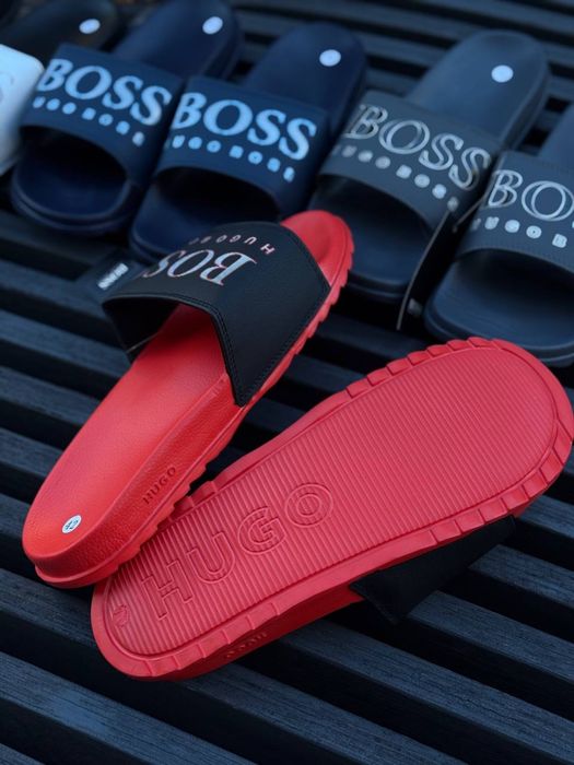 Тапки BOSS Hugo Boss | Чоловічі | Нові | 40–45 | Шльопанці