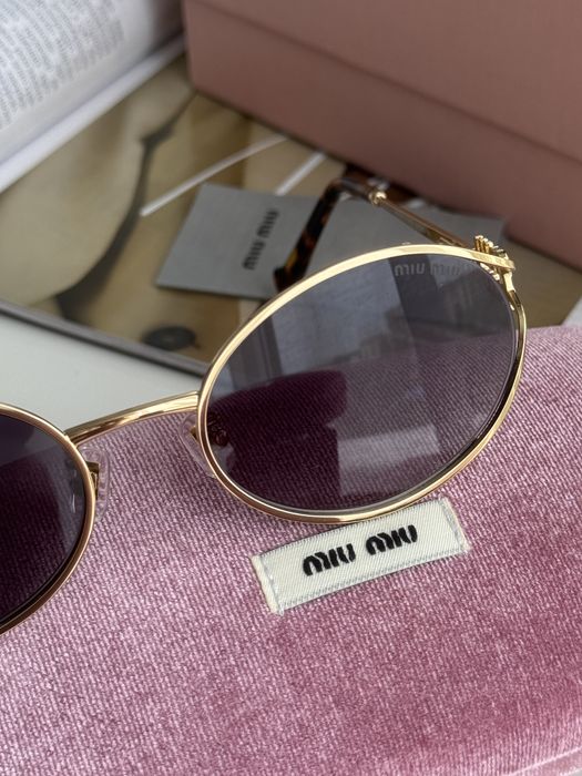 Окуляри Miu Miu Blue/Gold SMU52Y F05D1 55/20/130