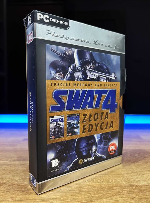 SWAT 4 Złota Edycja (PC PL 2006) slipcase BOX Platynowa Kolekcja