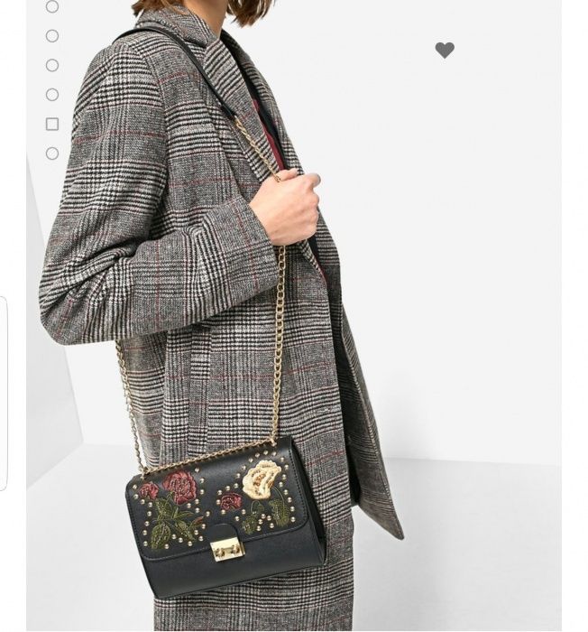 Mała torebka Stradivarius kwiaty,dżety,hafty Nowa, OSTATNIA SZTUKA!!