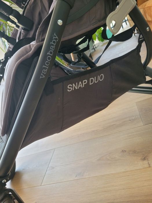 Valco Snap Duo Sport – wózek bliźniaczy, stan bardzo dobry, gwarancja