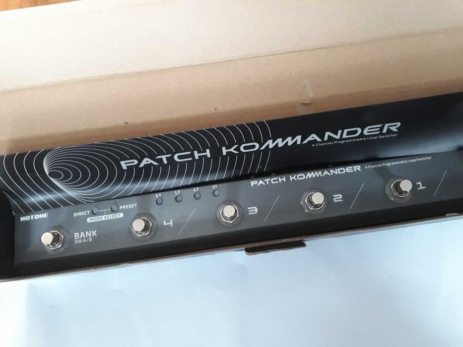 Hotone Patch Kommander – Loop Switcher de Pedais Guitarra Programável (Como Novo)