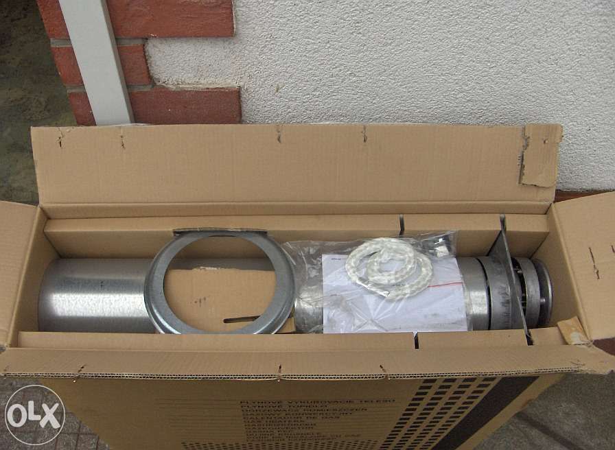 GRZEJNIK GAZOWY MORA 6143 - wyrzut spalin do komina